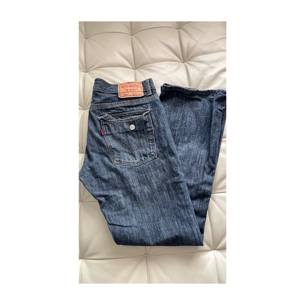 Levi's 507tm men's pants, size W34/L32, blue